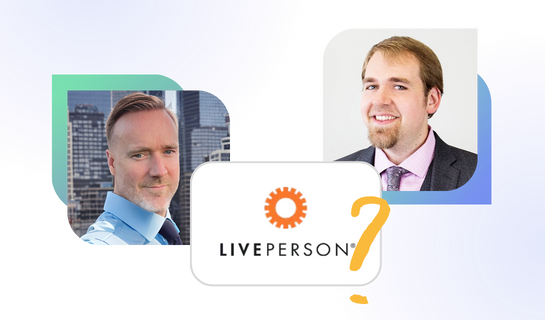 Webinar – Switching to Comm100: Why LivePerson Customers are Choosing  Comm100  – Landing page