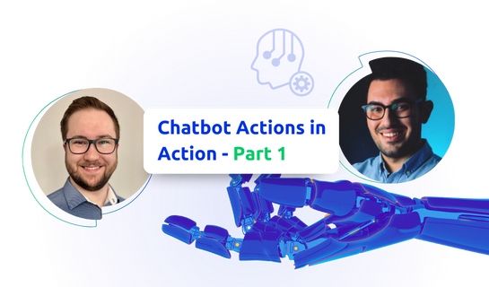 Webinar – AI-powered Chatbots – Chatbot Actions in Action – Part 1  – Landing page