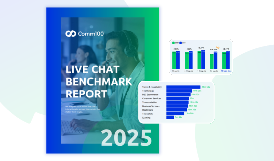 Report – Live Chat Benchmark Report 2025 – Landing Page