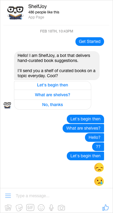 Chatbot Best and Worst Practices - ShelfJoy
